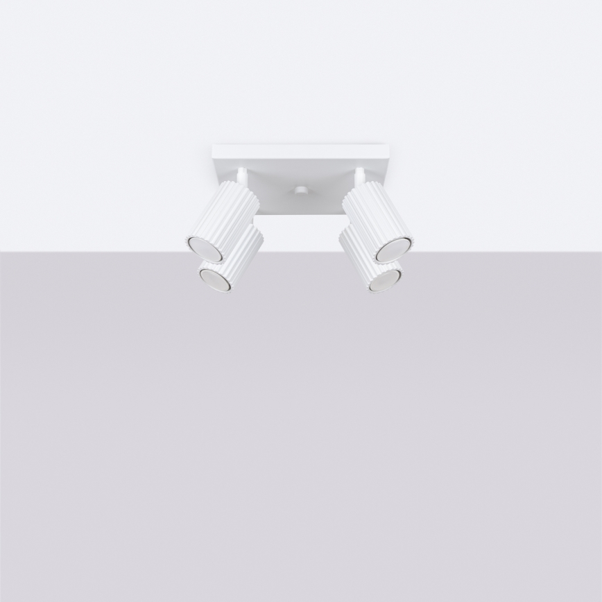 Spotlight KARBON 4xGU10/10W/230V vit