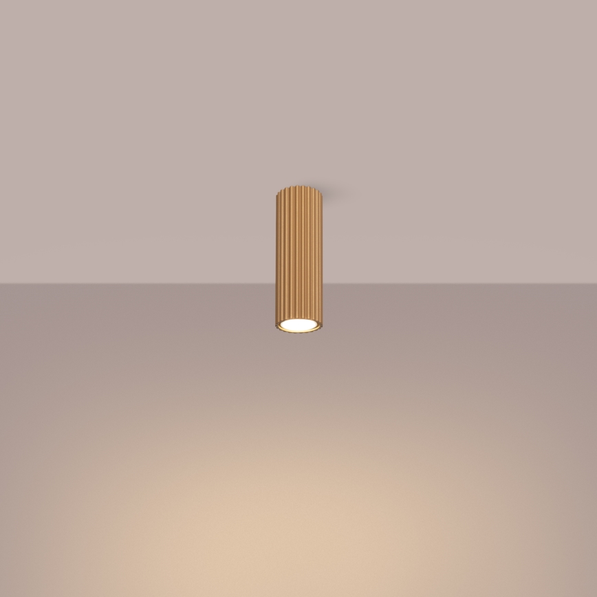 Spotlight KARBON 1xGU10/10W/230V 20 cm guld