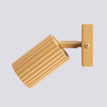 Väggspotlight KARBON 1xGU10/10W/230V guld