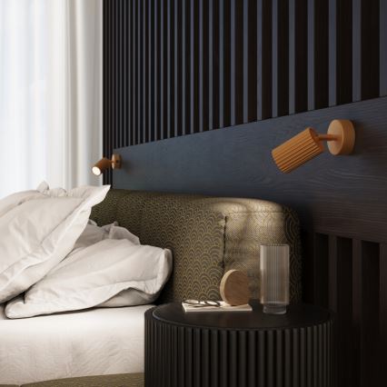 Väggspotlight KARBON 1xGU10/10W/230V guld