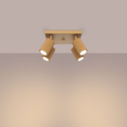 Spotlight KARBON 4xGU10/10W/230V guld