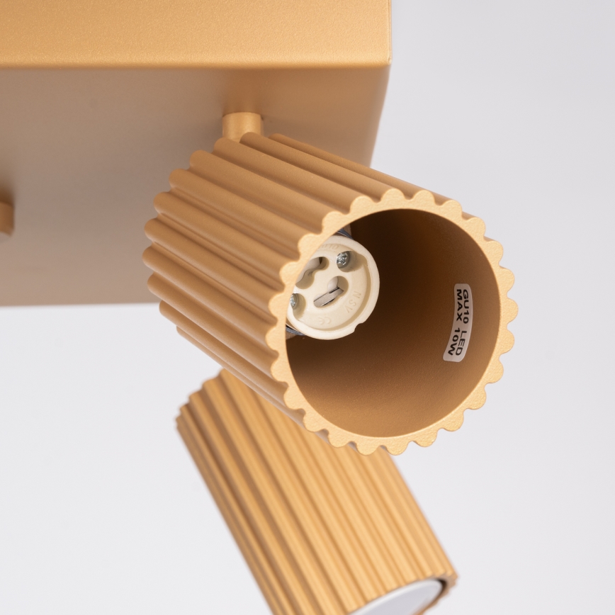 Spotlight KARBON 4xGU10/10W/230V guld