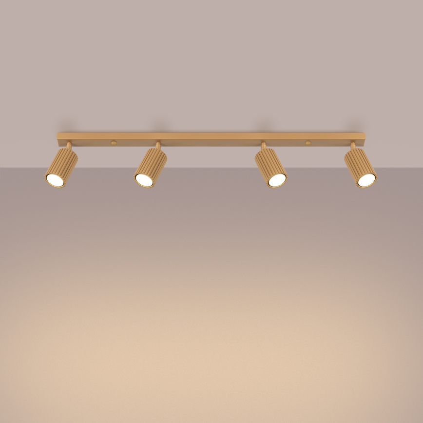 Spotlight KARBON 4xGU10/10W/230V guld