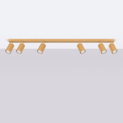 Spotlight KARBON 6xGU10/10W/230V guld