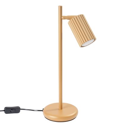 Bordslampa KARBON 1xGU10/10W/230V guld