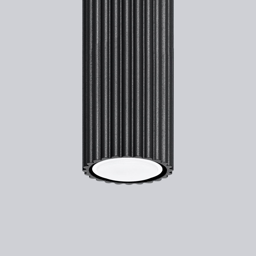 Spotlight KARBON 1xGU10/10W/230V 10 cm svart