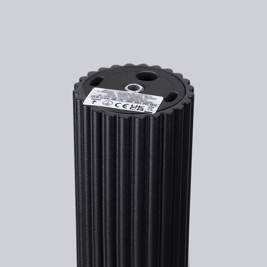 Spotlight KARBON 1xGU10/10W/230V 10 cm svart