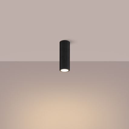 Spotlight KARBON 1xGU10/10W/230V 20 cm svart