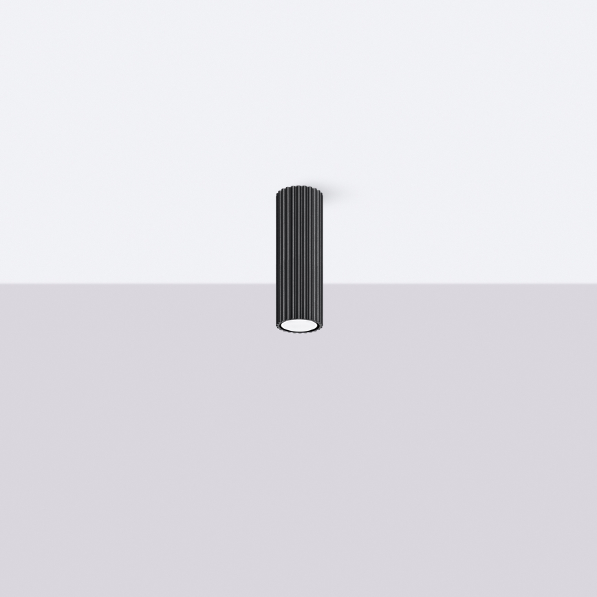 Spotlight KARBON 1xGU10/10W/230V 20 cm svart