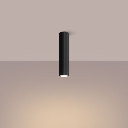 Spotlight KARBON 1xGU10/10W/230V 30 cm svart