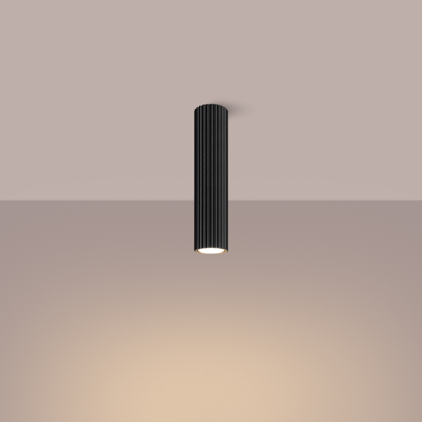 Spotlight KARBON 1xGU10/10W/230V 30 cm svart