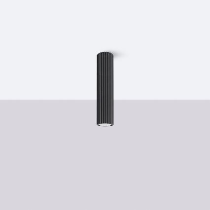 Spotlight KARBON 1xGU10/10W/230V 30 cm svart