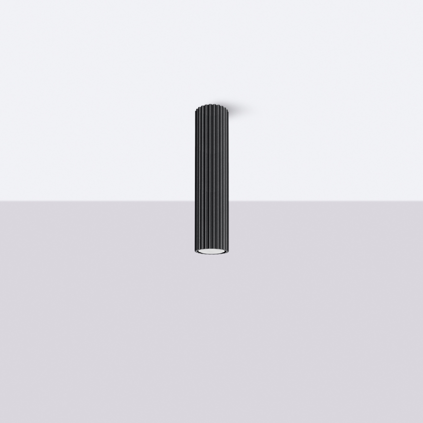 Spotlight KARBON 1xGU10/10W/230V 30 cm svart