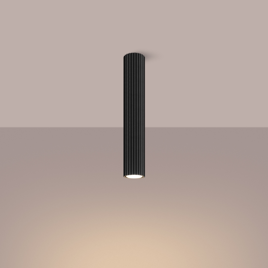 Spotlight KARBON 1xGU10/10W/230V 40 cm svart