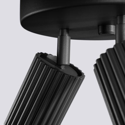 Spotlight KARBON 3xGU10/10W/230V svart