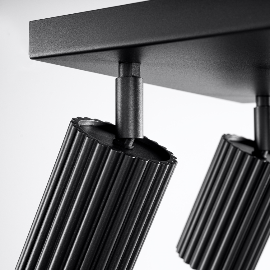 Spotlight KARBON 4xGU10/10W/230V svart