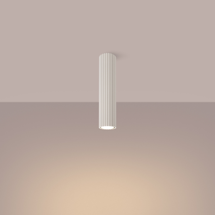 Spotlight KARBON 1xGU10/10W/230V 30 cm grädde