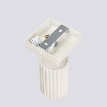 Väggspotlight KARBON 1xGU10/10W/230V grädde