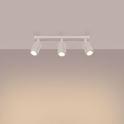 Spotlight KARBON 3xGU10/10W/230V grädde