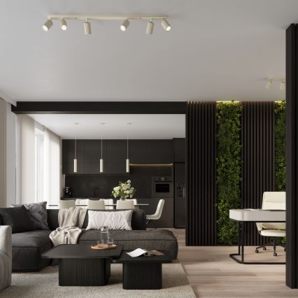 Spotlight KARBON 6xGU10/10W/230V grädde