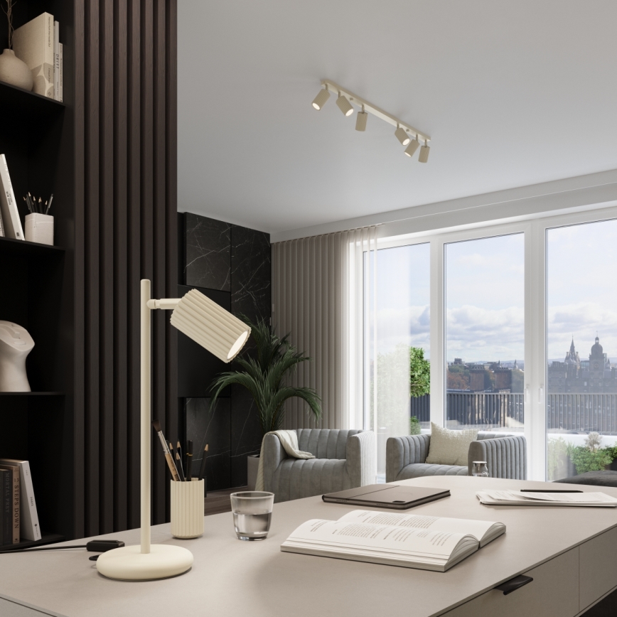 Spotlight KARBON 6xGU10/10W/230V grädde