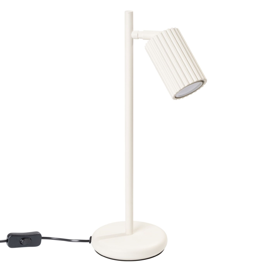 Bordslampa KARBON 1xGU10/10W/230V grädde