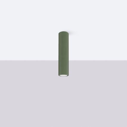 Spotlight KARBON 1xGU10/10W/230V 30 cm grön