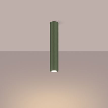 Spotlight KARBON 1xGU10/10W/230V 40 cm grön