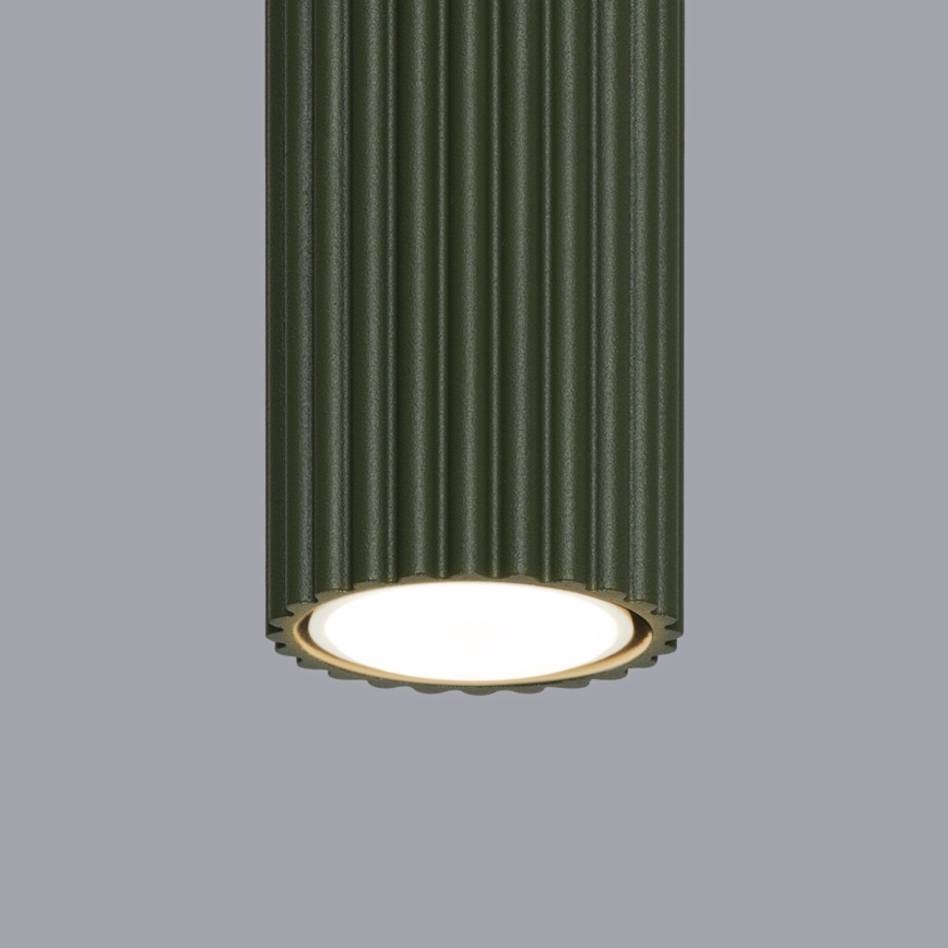 Spotlight KARBON 1xGU10/10W/230V 60 cm grön