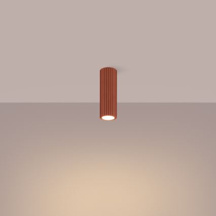 Spotlight KARBON 1xGU10/10W/230V 20 cm röd