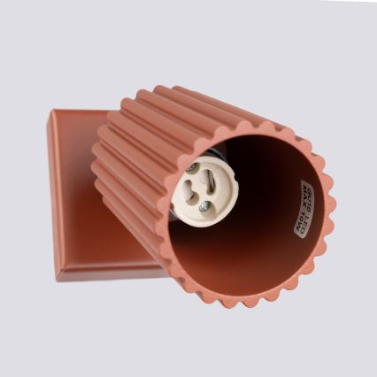 Väggspotlight KARBON 1xGU10/10W/230V röd