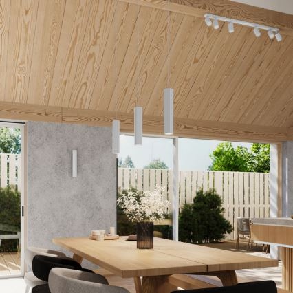 Vägglampa KARBON 2xGU10/10W/230V vit