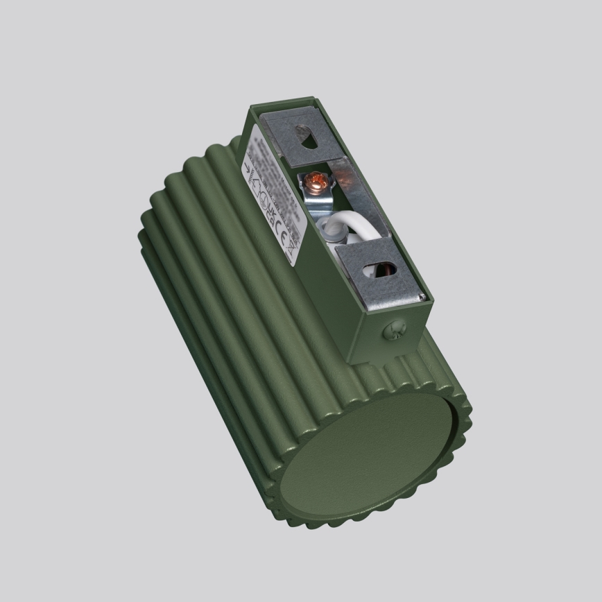 Vägglampa KARBON 1xGU10/10W/230V grön