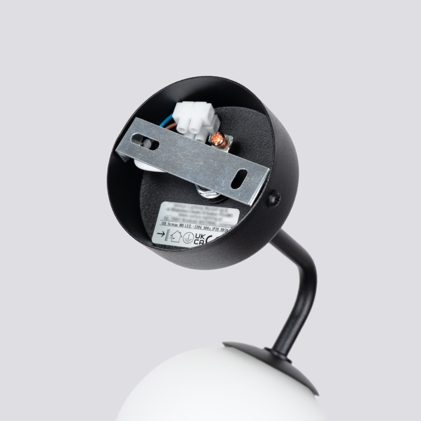 Vägglampa ASTRAL 1xG9/8W/230V svart