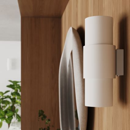 Vägglampa FLASH 2xE27/15W/230V vit