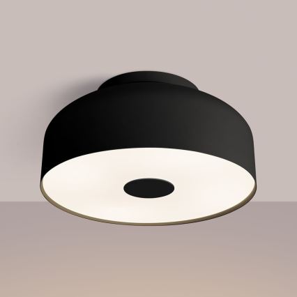 Taklampa OMIQ 4xE27/15W/230V Ø 30 cm svart
