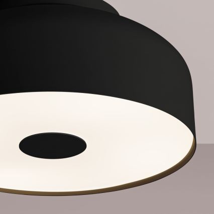 Taklampa OMIQ 4xE27/15W/230V Ø 30 cm svart