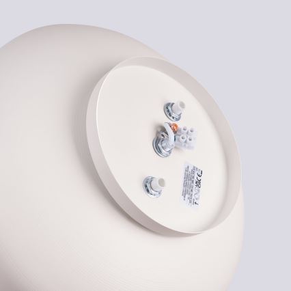 Taklampa OMIQ 4xE27/15W/230V Ø 30 cm, krämfärgad