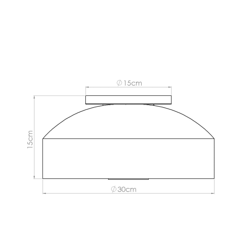 Taklampa OMIQ 4xE27/15W/230V Ø 30 cm grön
