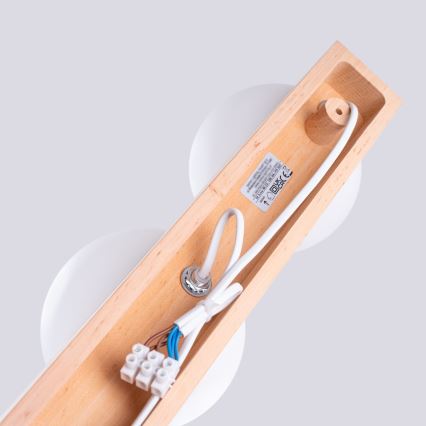 Taklampa BULBO 3xG9/8W/230V bok/vit