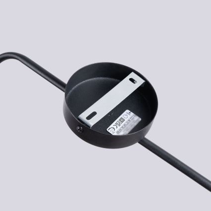 Vägglampa NOX 1xE14/10W/230V svart