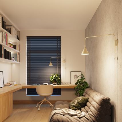 Vägglampa NOX 1xE14/10W/230V grädde