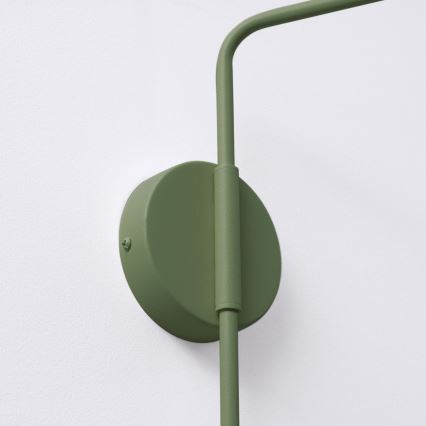 Vägglampa NOX 1xE14/10W/230V grön