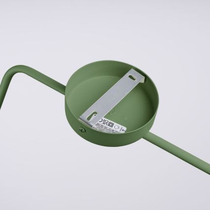 Vägglampa NOX 1xE14/10W/230V grön