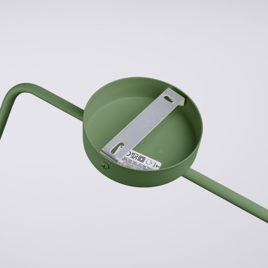 Vägglampa NOX 1xE14/10W/230V grön