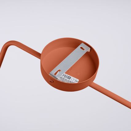 Vägglampa NOX 1xE14/10W/230V orange