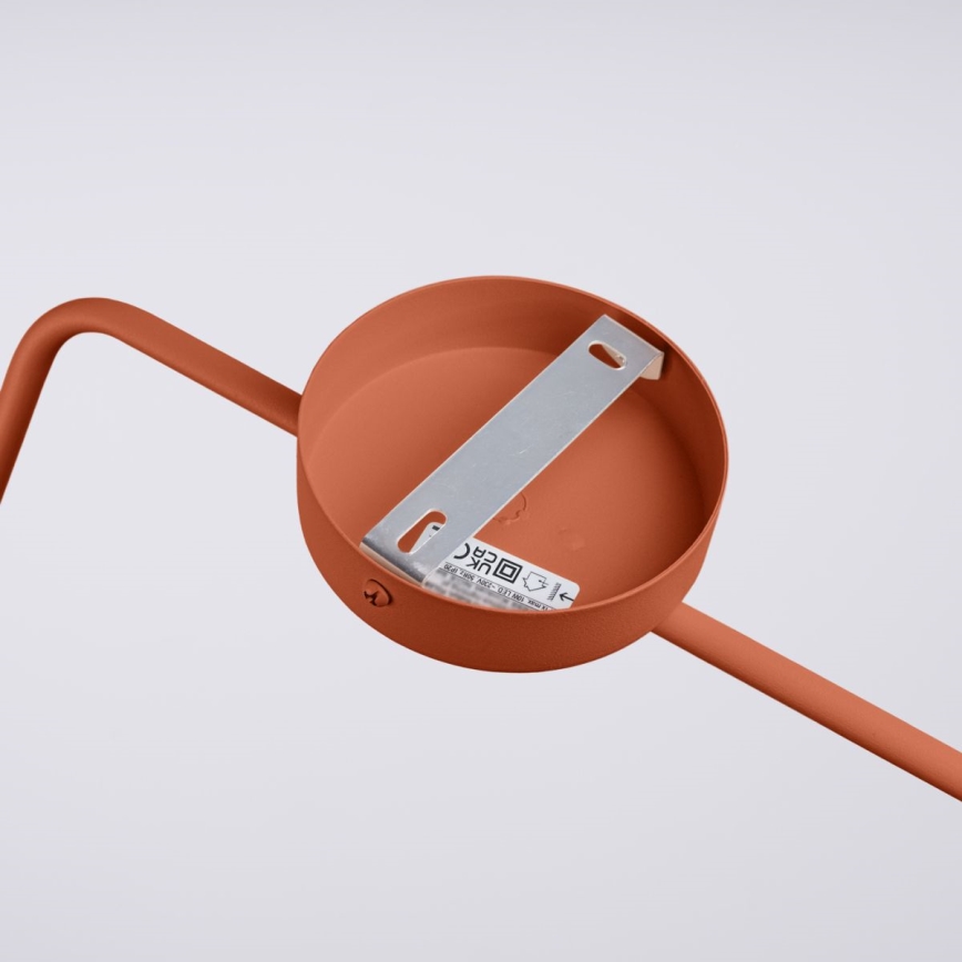 Vägglampa NOX 1xE14/10W/230V orange