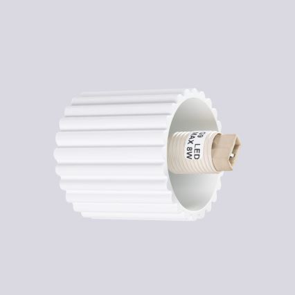 Vägglampa för badrum HALO 1xG9/8W/230V diameter 12 cm IP44 vit