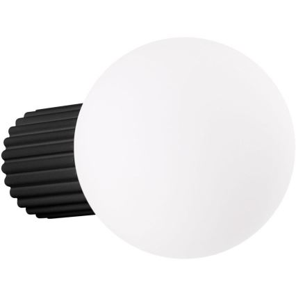 Vägglampa för badrum HALO 1xG9/8W/230V diameter 12 cm IP44 svart