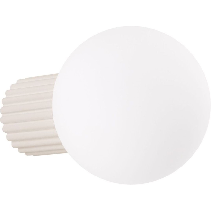 Vägglampa för badrum HALO 1xG9/8W/230V diameter 12 cm IP44 grädde